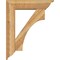 Ekena Millwork Westlake Traditional Rough Sawn Bracket w/ Offset Brace, Western Red Cedar, 8"W x 32"D x 40"H BKT0806X32X40WTL01RWR - alternate 2
